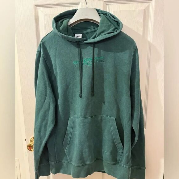 Nike Other - Nike Vintage Distressed Green Nike Hoodie Sweatshirt — Used, Size M
